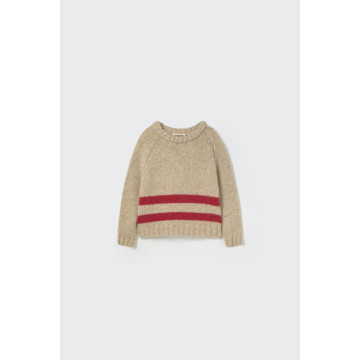 Pullover en laine Idaho 12M Cozmo face 