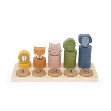 Puzzle à chiffres 1-5 en bois Trixie produit