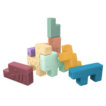 Puzzle en blocs souples animaux Miniland produit