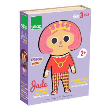 Puzzles Jade à habiller Ingela P.Arrhenius VILAC Produit face