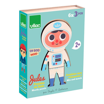 Puzzles Jules à habiller Ingela P.Arrhenius VILAC Produit face