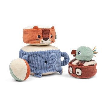 Pyramide sonore en tissu à empiler Lilliputiens produit