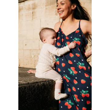 Robe d'allaitement Eat Local Tajinebanane avec bébé