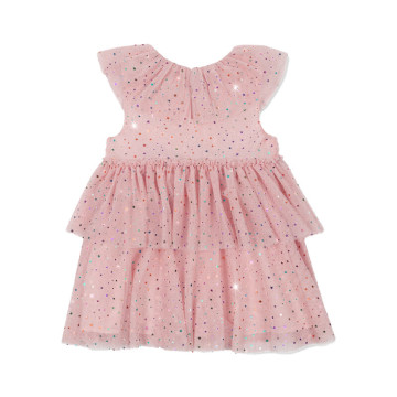 Robe de fée en tulle étoiles Konges Slojd face 