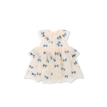 Robe de princesse Yvonne Noeud Bleu Konges Slojd devant