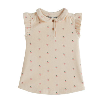 Robe éponge imprimé Petit Coeur Rose Emile & Ida produit face