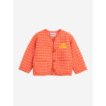 Veste Vichy rembourée Bobo Choses face