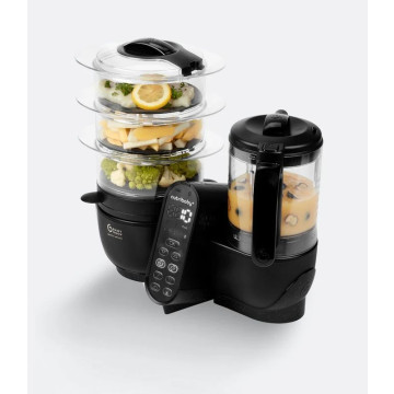 Robot culinaire multifonction Nutribaby + XL Mineral Black Babymoov produit