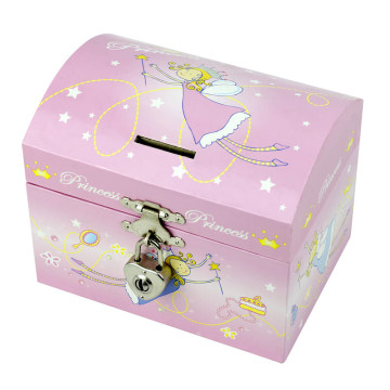 Tirelire Musicale Princesse Rose Coffret Trousselier