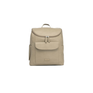 Sac à dos à langer Lennox en cuir vegan Oatmeal Babymel sac