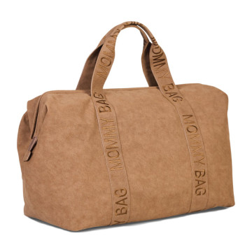 Sac à langer Mommy Bag Signature Prestige Noisette Childhome côté 