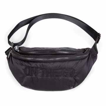 Sac banane On the go matelassé Noir Childhome