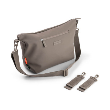 Sac de poussette Taupe Done By Deer côté 