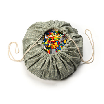 Sac de rangement tapis de jeu Play & Go Original Organic Grid Play & Go Green