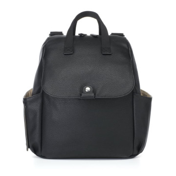 Sac à dos à langer Robyn en cuir vegan Noir Babymel Produit