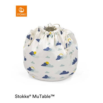 Sac de rangement pour table d'activité MuTable™ V2 Clouds Stokke produit face