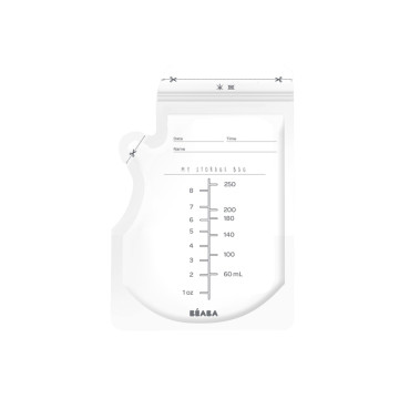 Sachets de conservation Lait maternel 50 unités 250ml BEABA Produit face