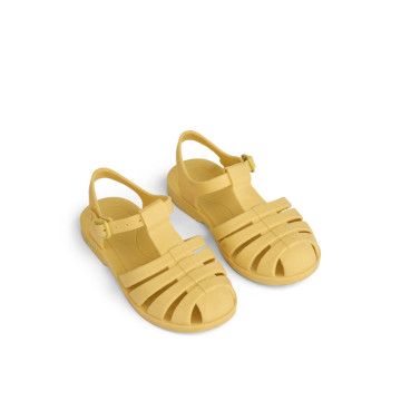 Sandales de plage Bre unies Lemon yellow Taille 23 Liewood produit 