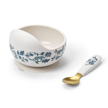 Set bol en silicone Garden Leo Toile Elodie produit