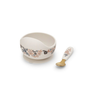 Set bol en silicone - Blue Garden Elodie produit face