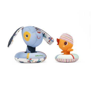 Set de 2 jeux de Bain Jules et son canard Lilliputiens face