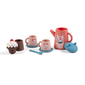Set de jeu pour le bain Thé x Jeanne Lilliputiens face