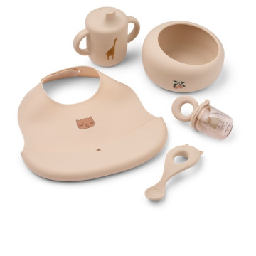 Set de repas pour bébé Mileah Liewood Apple blossom 