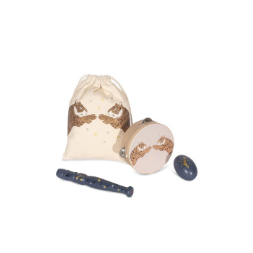 Set du petit musicien Tigre KONGES Produit face