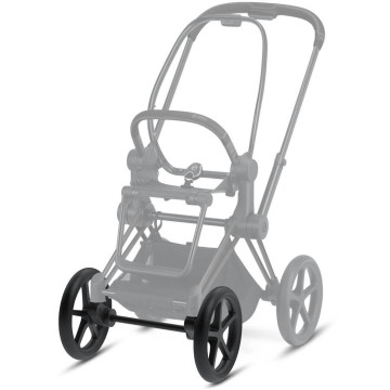 Set roues avant Priam terrain difficile Matt Black Cybex