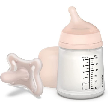 Set Zero Zero Biberon 180ml + Sucette Suavinex produit