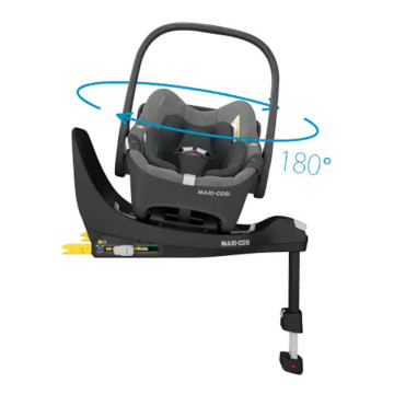 Siège-auto Pebble 360 avec base FamilyFix 360 Maxi Cosi pivotant