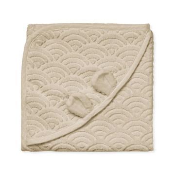 Sortie de bain avec oreilles 80 x 80 cm CamCam Produit face