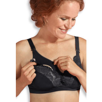 Soutien-gorge d'allaitement finition dentelle Noir Carriwell Produit