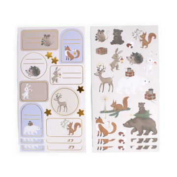 Stickers Wonderful Winter Forest Friend Filibabba produit