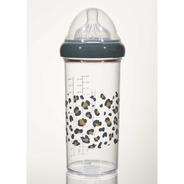 Biberon 360ml 6m+ motif Léopard Le Biberon Français produit face