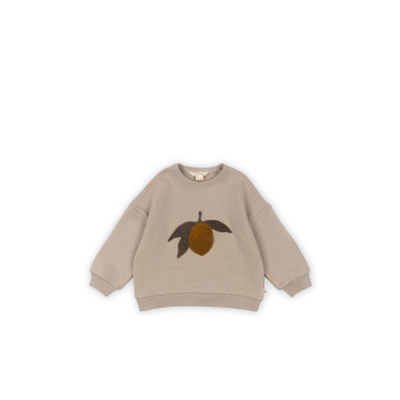 Sweat shirt Lou Oxford Tan KONGES Produit face