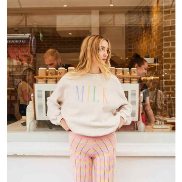 Sweatshirt d'allaitement Milk Tajine Banane produit face