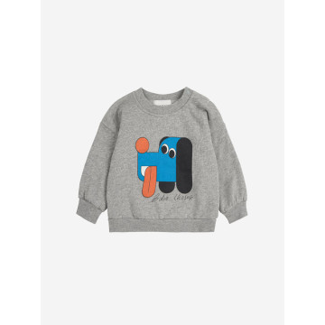 Sweatshirt Doggy Mate 6 mois Bobo Choses face 