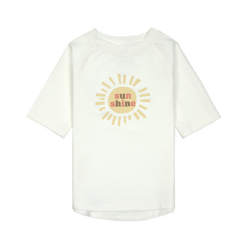 T-shirt anti-UV manches courtes Sunshine écru LASSIG dos