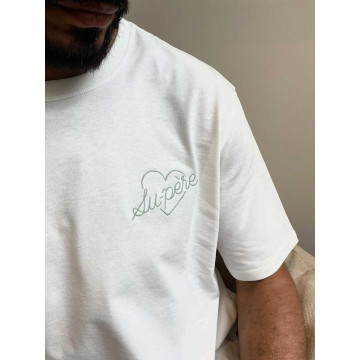 T-shirt Su-père Vintage Blanc Tajine Banane produit face