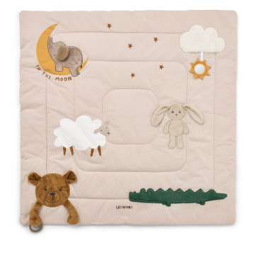 Tapis d'activités classique Bernet Sandy multi mix LIEWOOD face