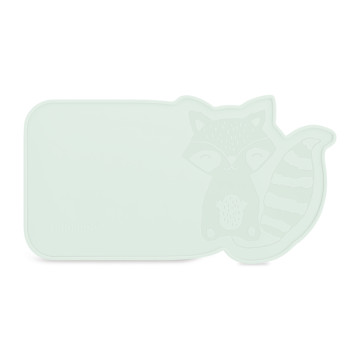 Tapis silicone antidérapant menthe Miniland produit face
