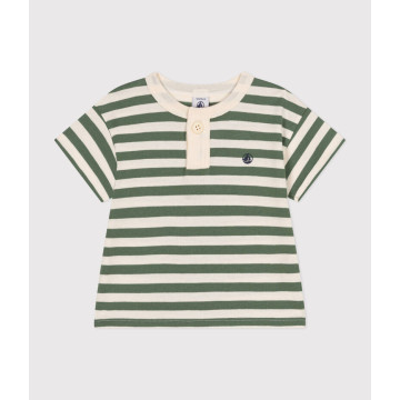 Tee-shirt manches courtes en jersey bébé Croco Avalanche Petit Bateau produit face