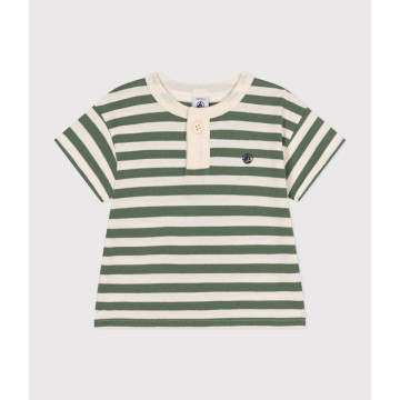 Tee-shirt manches courtes en jersey bébé Croco Avalanche Petit Bateau produit face