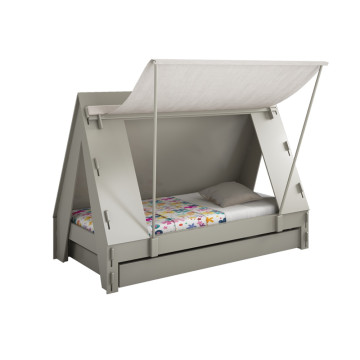 Lit tente enfant 90 x 190 cm greige Mathy by bols