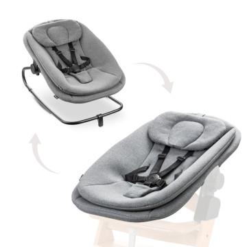 Transat 3-en-1 Bouncer Dark Grey Mélange Hauck produit