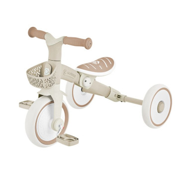 Tricycle Learning Trike Plus 2 in 1 évolutif Eco-Logic Beige Globber étape 1