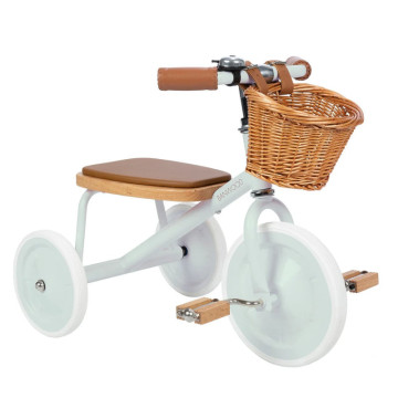 Tricycle vintage Banwood menthe pâle