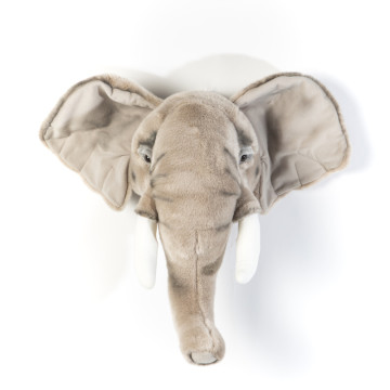 Trophée Peluche Eléphant George WILD AND SOFT face