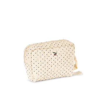 Trousse De Toilette Motif Imprimée Petit Format À Pois Konges Slojd produit de profil